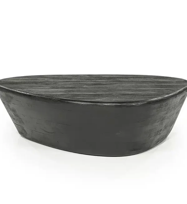 Eleonora salontafel Mila 107x78x30 cm mangohout zwart
