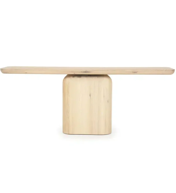 Eleonora sidetable Leon 200x45x80 cm eiken naturel