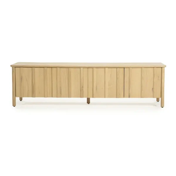 Eleonora tv meubel Jake 183x47x50 cm eiken naturel