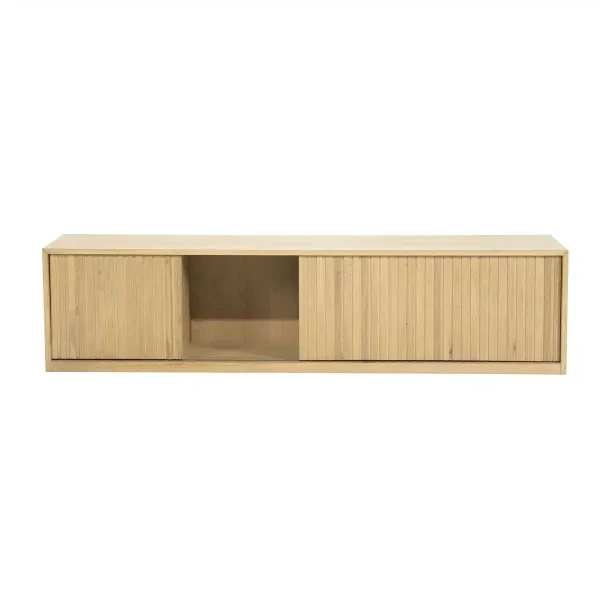 Eleonora tv meubel Milo 180x42x43 cm eiken naturel