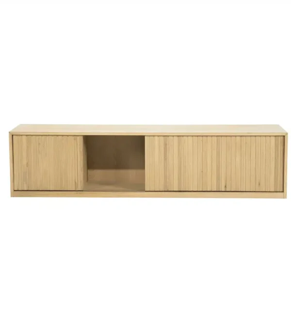 Eleonora tv meubel Milo 180x42x43 cm eiken naturel