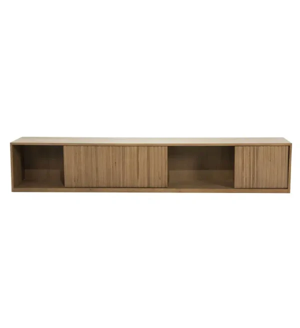 Eleonora tv meubel Milo 240x42x43 cm eiken bruin