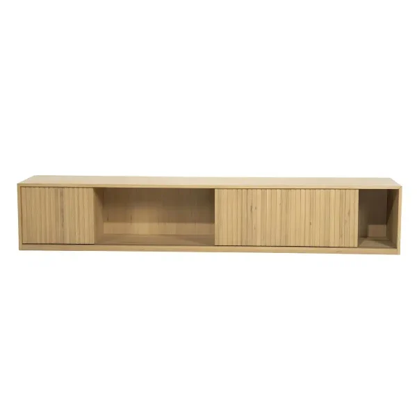 Eleonora tv meubel Milo 240x42x43 cm eiken naturel