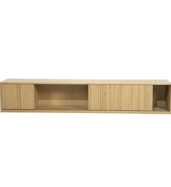 Eleonora tv meubel Milo 240x42x43 cm eiken naturel
