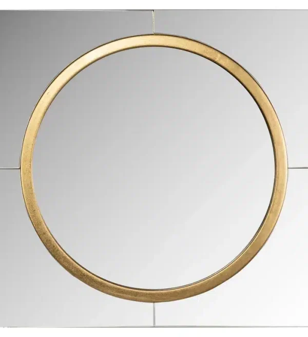 Richmond Interiors spiegel Briana 51x2x51 cm goud