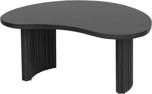 Nijwie MySons Firenze salontafel 85, boon vorm, Black - Mix & Match Collection