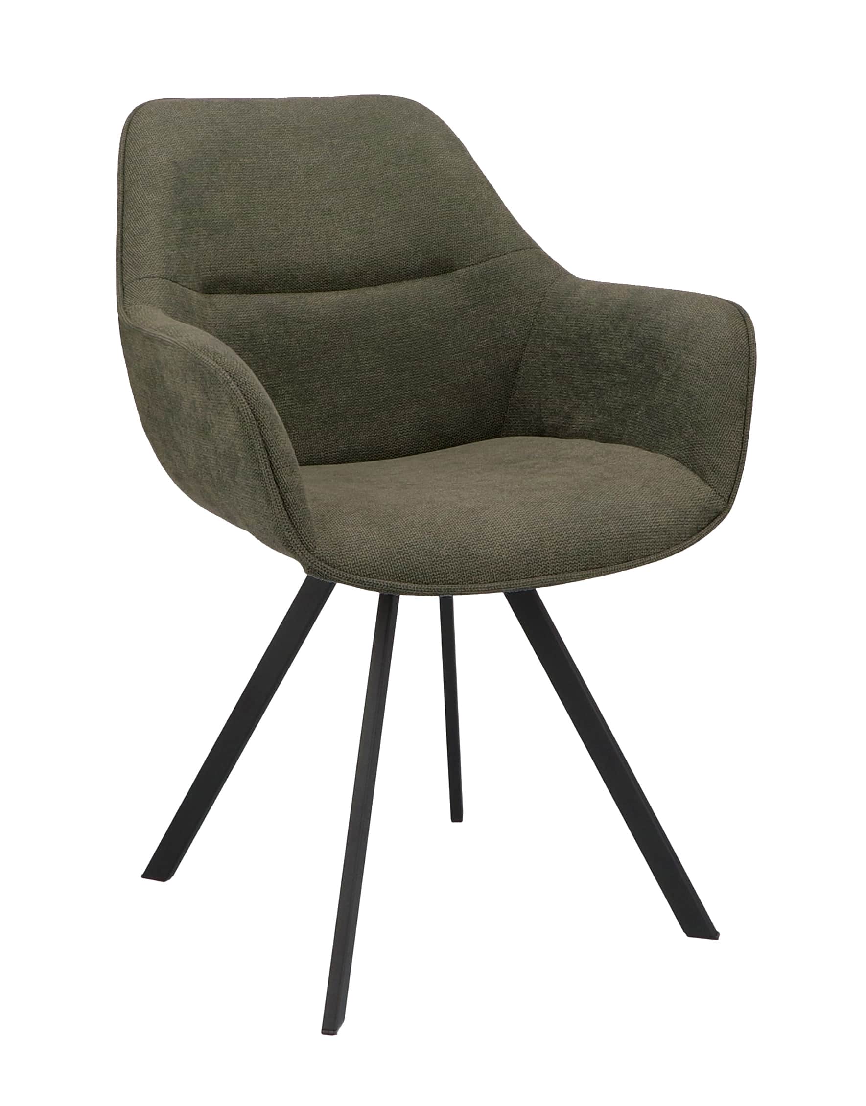 SHOWMODEL Eetkamerstoel Gale met arm groen