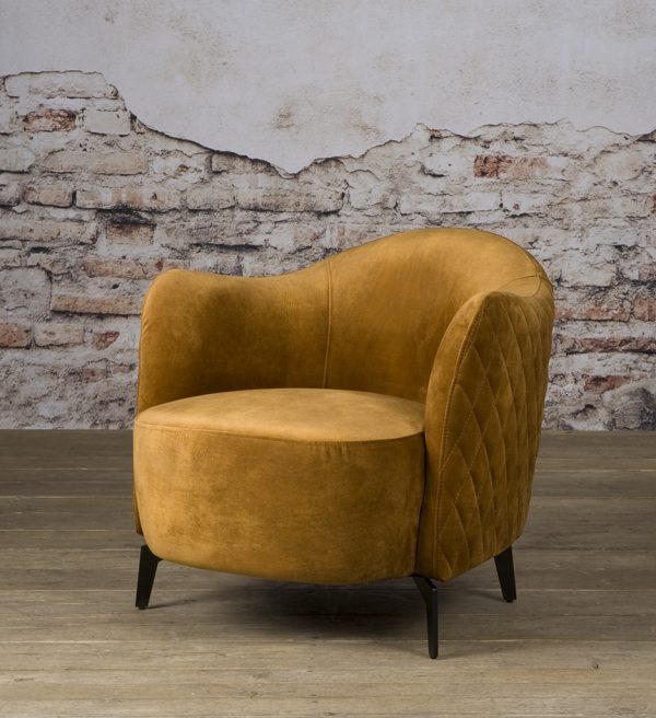 Tower Living fauteuil Bondo met arm goud