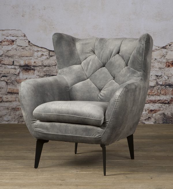 Tower Living fauteuil Bomba met arm grijs