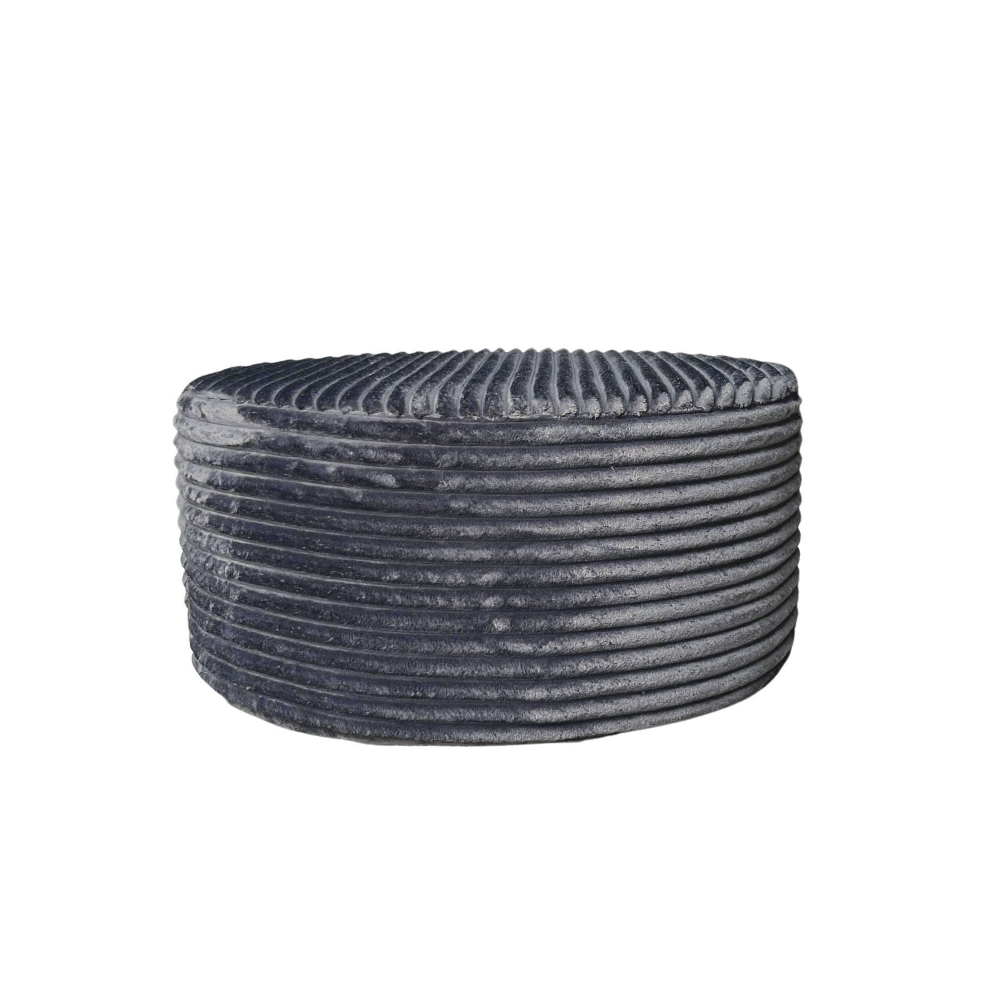 Starfurn My Sofa Hocker | Rond | 80 cm | Tilia 85 | Antraciet