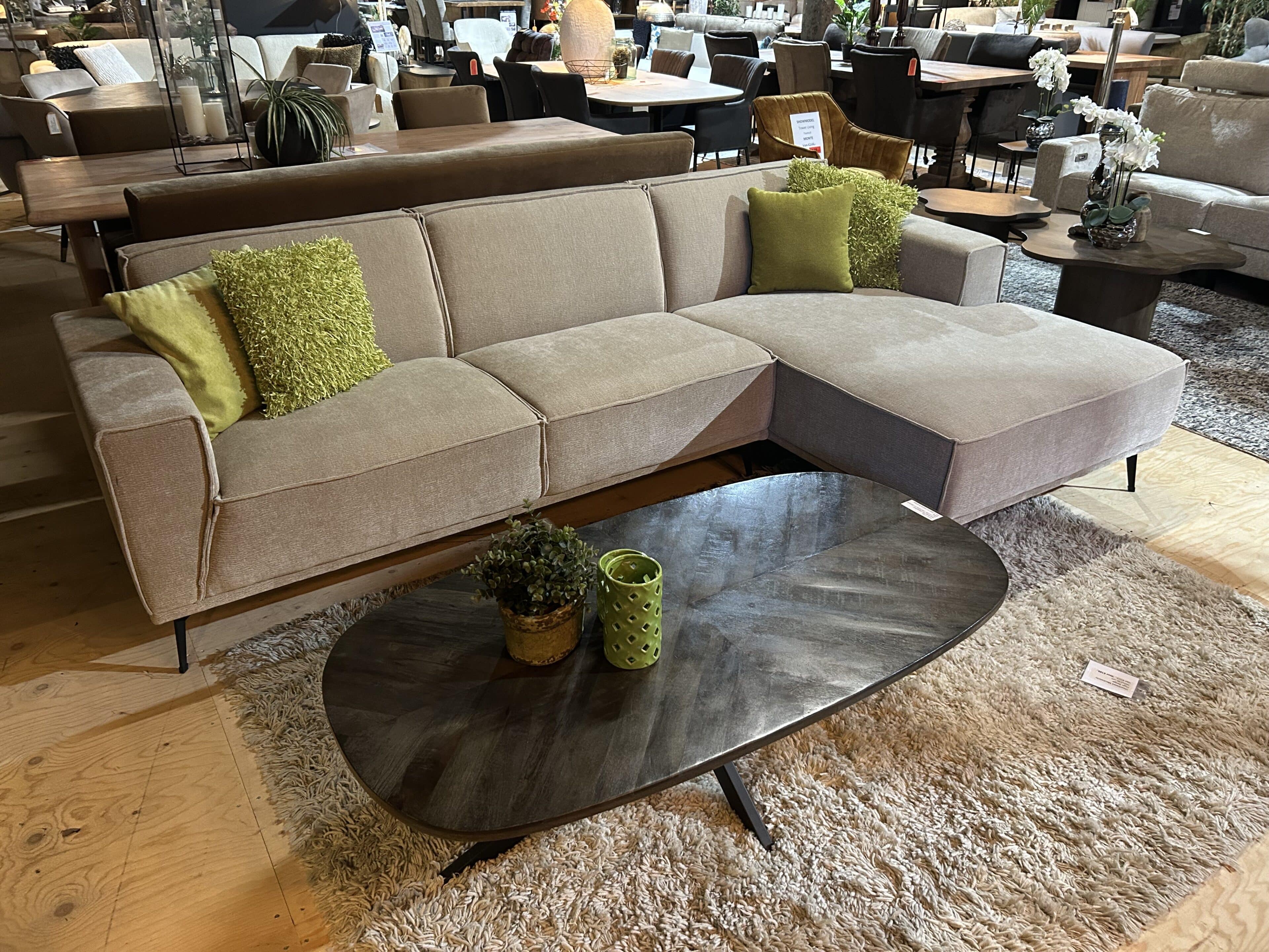 SHOWMODEL Tower Living loungebank Leeds 2,5 zits-lounge City 120 beige