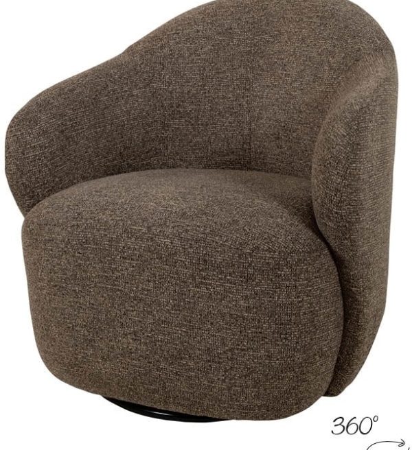 Nijwie MySons draaifauteuil 360  Jimi - Present - Brown 440 - Star Collection