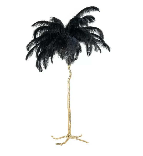 Richmond Interiors vloerlamp Burlesque zwart