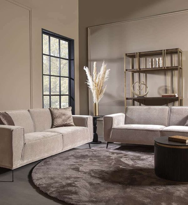 Tower Living bankstel Leeds 3 + 2,5 zits beige