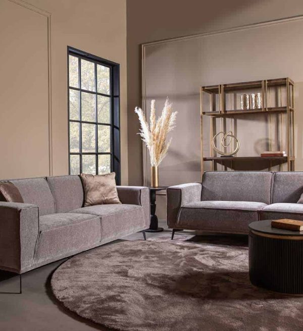 Tower Living bankstel Leeds 3 + 2,5 zits grijs