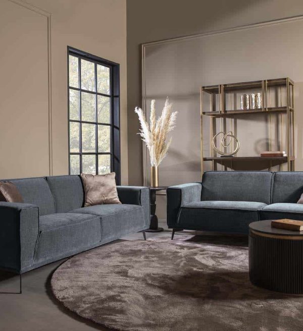 Tower Living bankstel Leeds 3 + 2,5 zits blauw