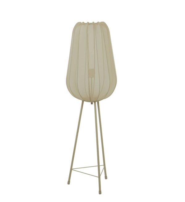 Light & Living vloerlamp driepoot Ø42x132 cm Plumeria sand