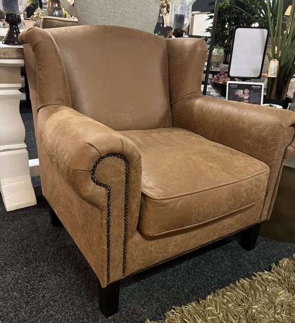 SHOWMODEL UrbanSofa fauteuil Lombardo Galardo Leather Brown