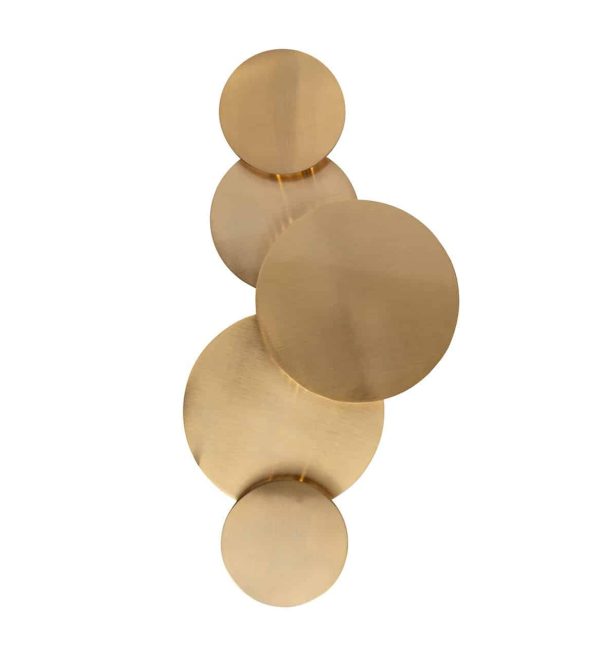 Richmond Interiors wandlamp 21x5x44 cm Collin metaal