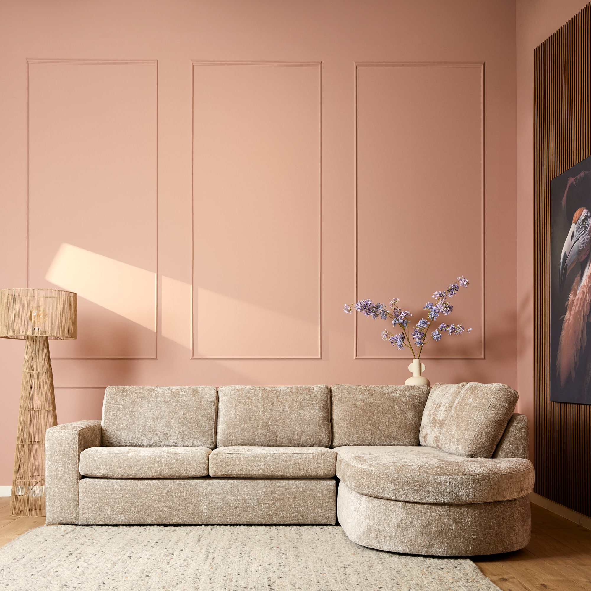 Starfurn MySofa Alma | 2,5 zits + Divan Rechts | Beige