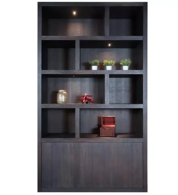 Van der Drift wandkast Marque 2 deuren 130x45x230 cm type IX eiken