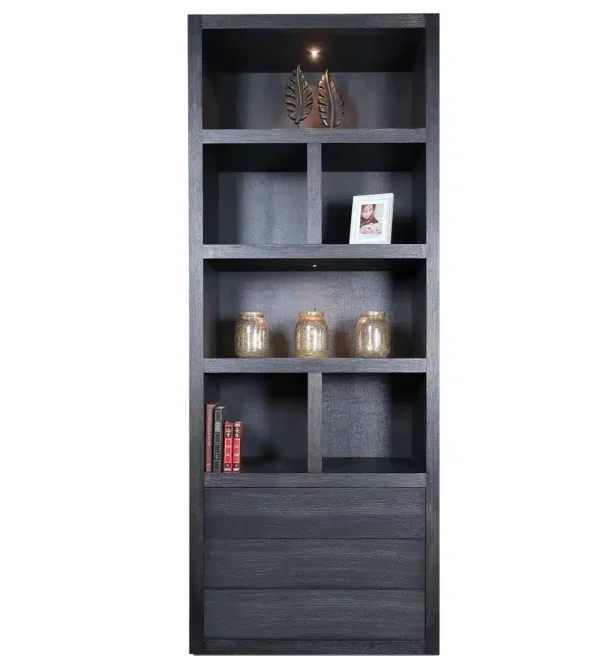 Van der Drift wandkast Marque 3 laden 90x45x230 cm type VIII eiken