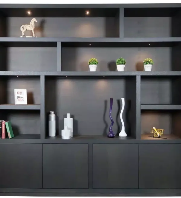 Van der Drift wandkast Marque 240x40x230 cm type XX eiken