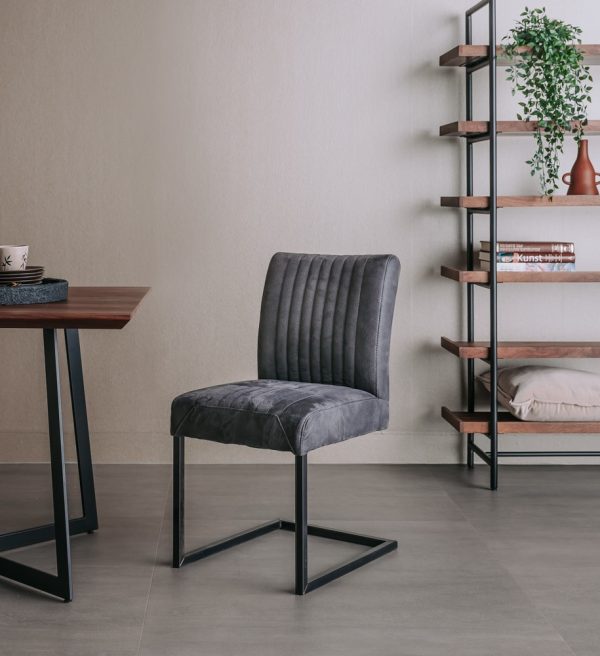 Tower Living eetkamerstoel Ferro antraciet