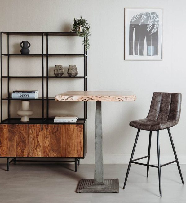 Tower Living barstoel Navarra antraciet