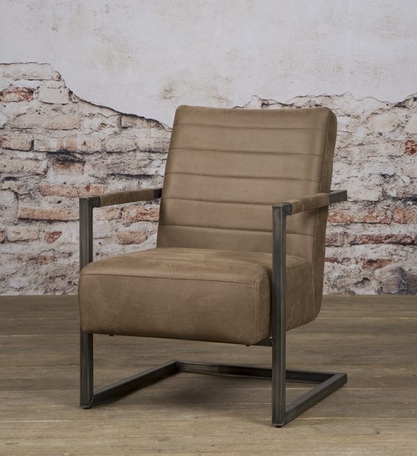 Tower Living fauteuil Rocca met arm bruin