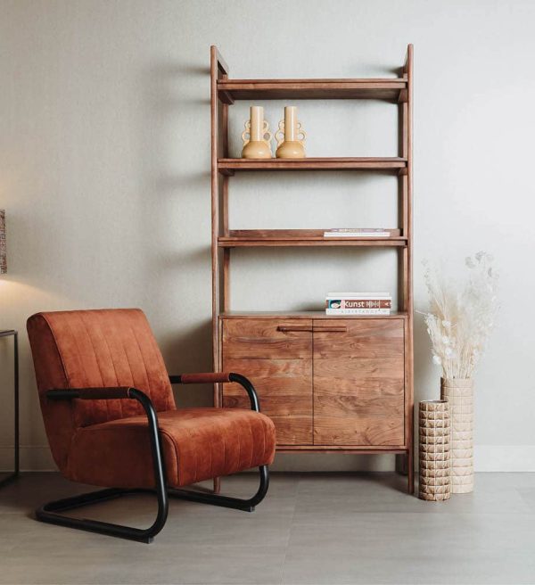 Tower Living fauteuil Riva met arm koper