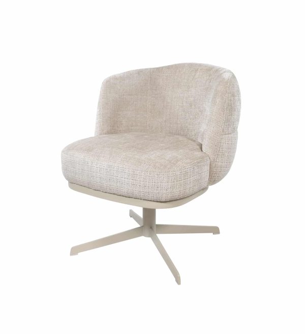 Nijwie MySons eetkamerstoel JLo eetkamerstoel - beige draaipoot 360 - Star Collection