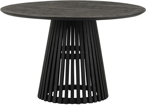 Nijwie MySons eetkamertafel Ø120, acacia black - Burundi Table Collection