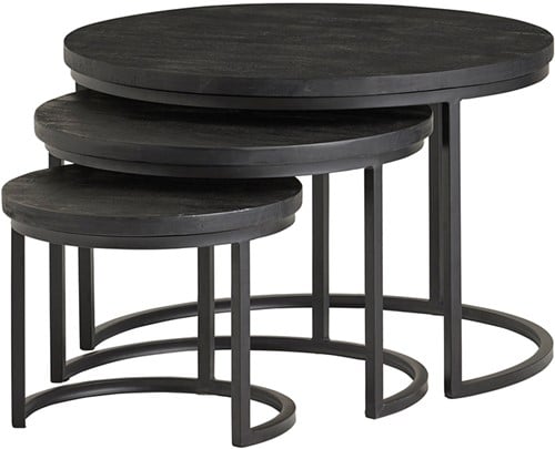 NijwieMySons Black Enzo salontafel, set van 3 - Best Seller Collection