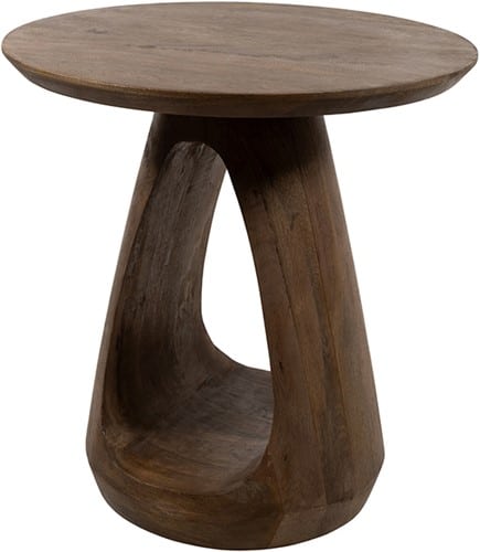 NijwieMySons Bremen bijzettafel Ø50, H50, Mango Matt Walnut - Must Have Collection
