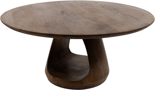 NijwieMySons Bremen salontafel Ø90, H40, Mango Matt Walnut - Must Have Collection