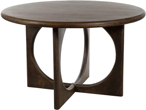 NijwieMySons Eetkamertafel Ø130, Mango Brown Walnut - Zodiac Collection