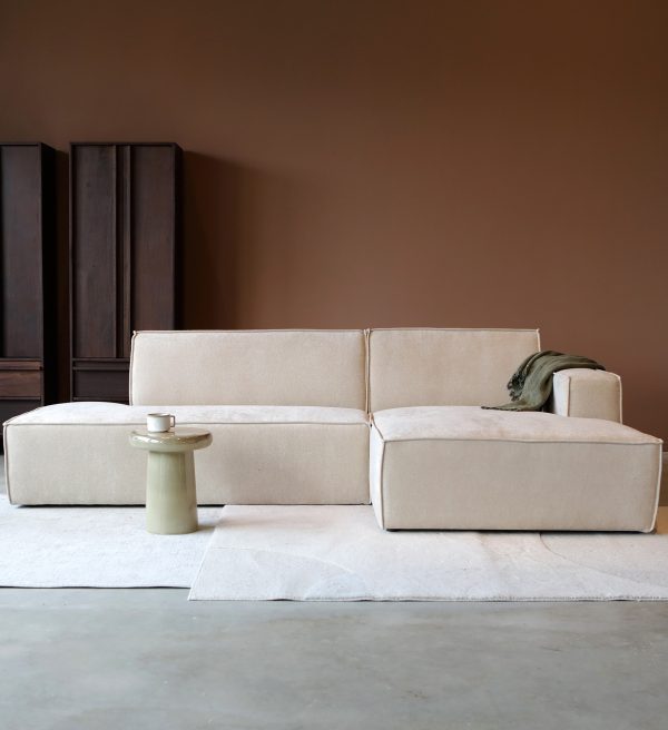 PEPP Interiors loungebank Enzo lounge rechts beige