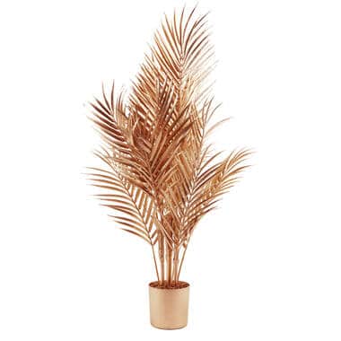 Light & Living ornament in pot Ø65x80 cm Palmtree metallic koper
