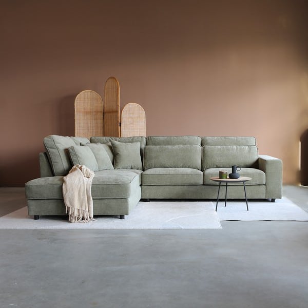 PEPP Interiors hoekbank Richie hoek links groen