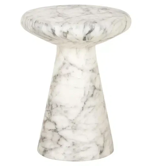 Richmond Interiors bijzettafel Lohan 36x36x45,5 cm marmer