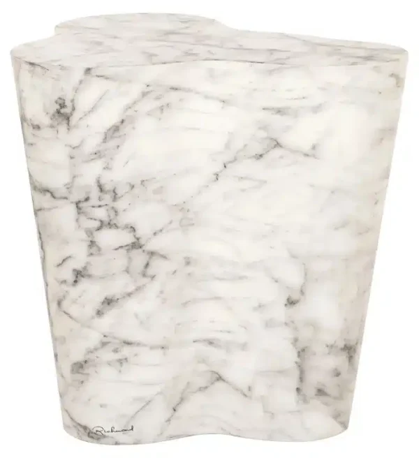 Richmond Interiors outdoor bijzettafel Rockyard 46x39,5x46 cm marmer