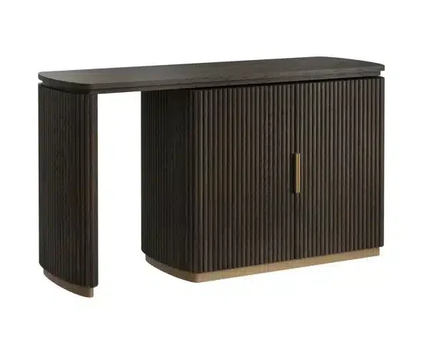 Richmond Interiors bureau Cambon 2-deurs 134x45x76 cm eiken