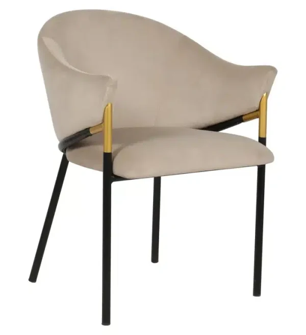 Richmond Interiors eetkamerstoel Jacosta met arm khaki (Set van 2)