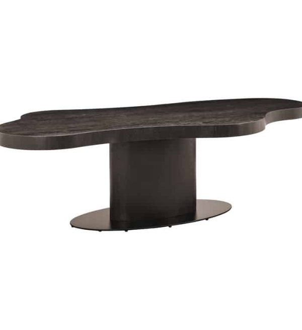 Richmond Interiors eettafel Bogor 260x115x76,5 cm donkerbruin eiken