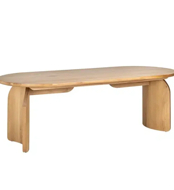 Richmond Interiors eettafel Fairmont 235 cm ovaal eiken naturel