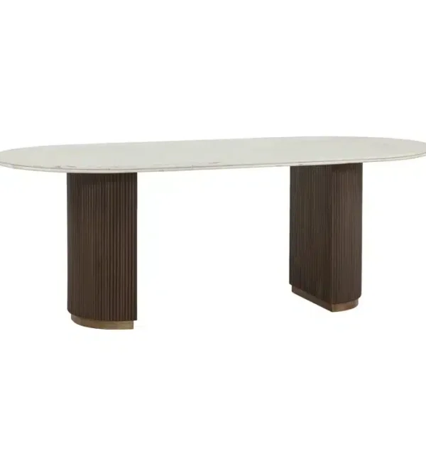 Richmond Interiors eettafel Mayfield 210 cm marmer