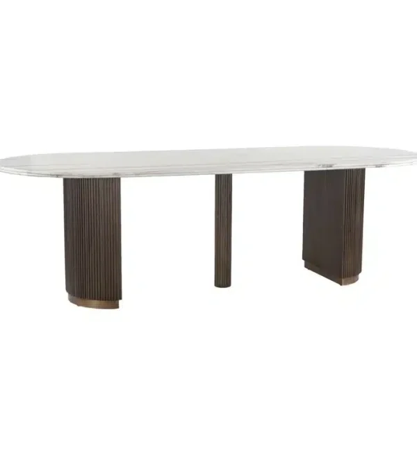 Richmond Interiors eettafel Mayfield 250 cm marmer