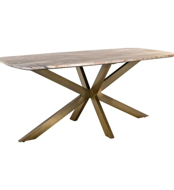 Richmond Interiors eettafel deens ovaal Bottega 220 cm marmer