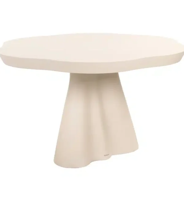 Richmond Interiors indoor/outdoor eettafel Urban Bloom 140 cm rond sandstone